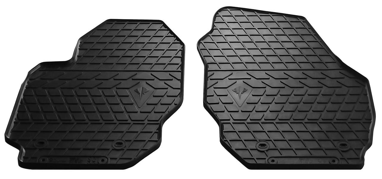 Коврики резиновые Stingray для Volvo XC70 07-/S80 06-/V70 07- design 2016 передние 2 шт. (1037042F)