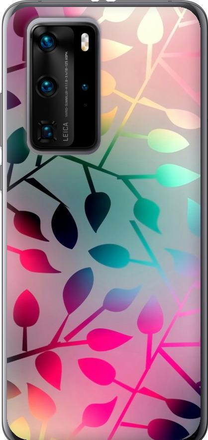 Чехол на Huawei P40 Pro Листья (2235t-1839-42517)