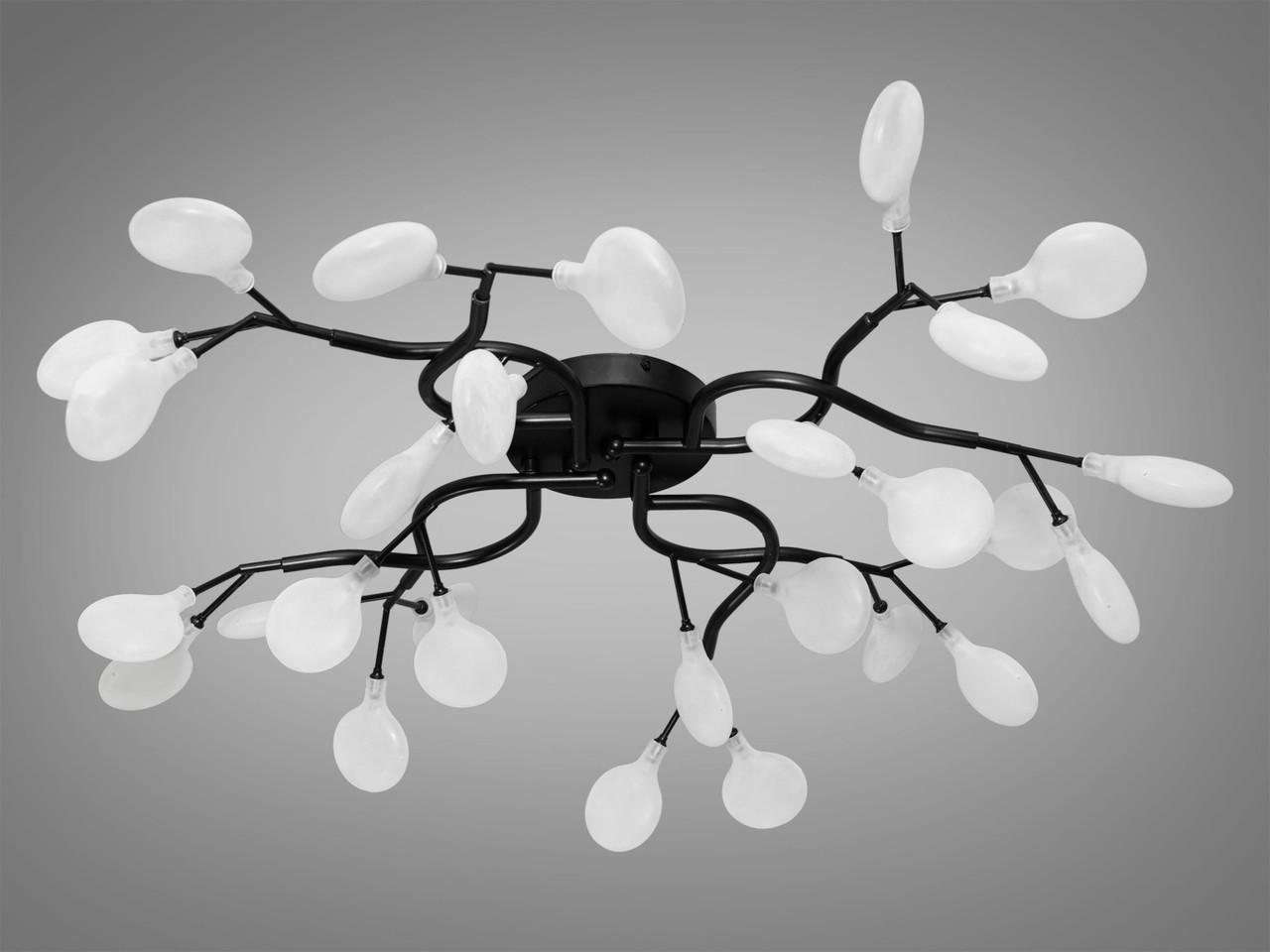 Люстра Светлячок EcoLed 27 ламп X890-28A BK Черный