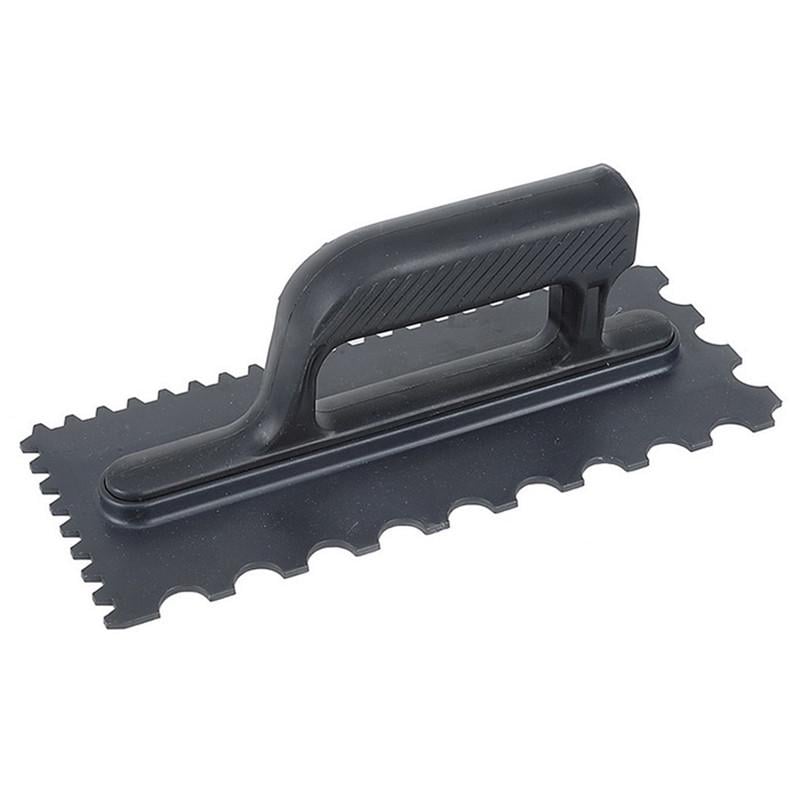 Шпатель зубчатый Tactix 280x115 мм пластик (INSTNTNSH280300PT0)