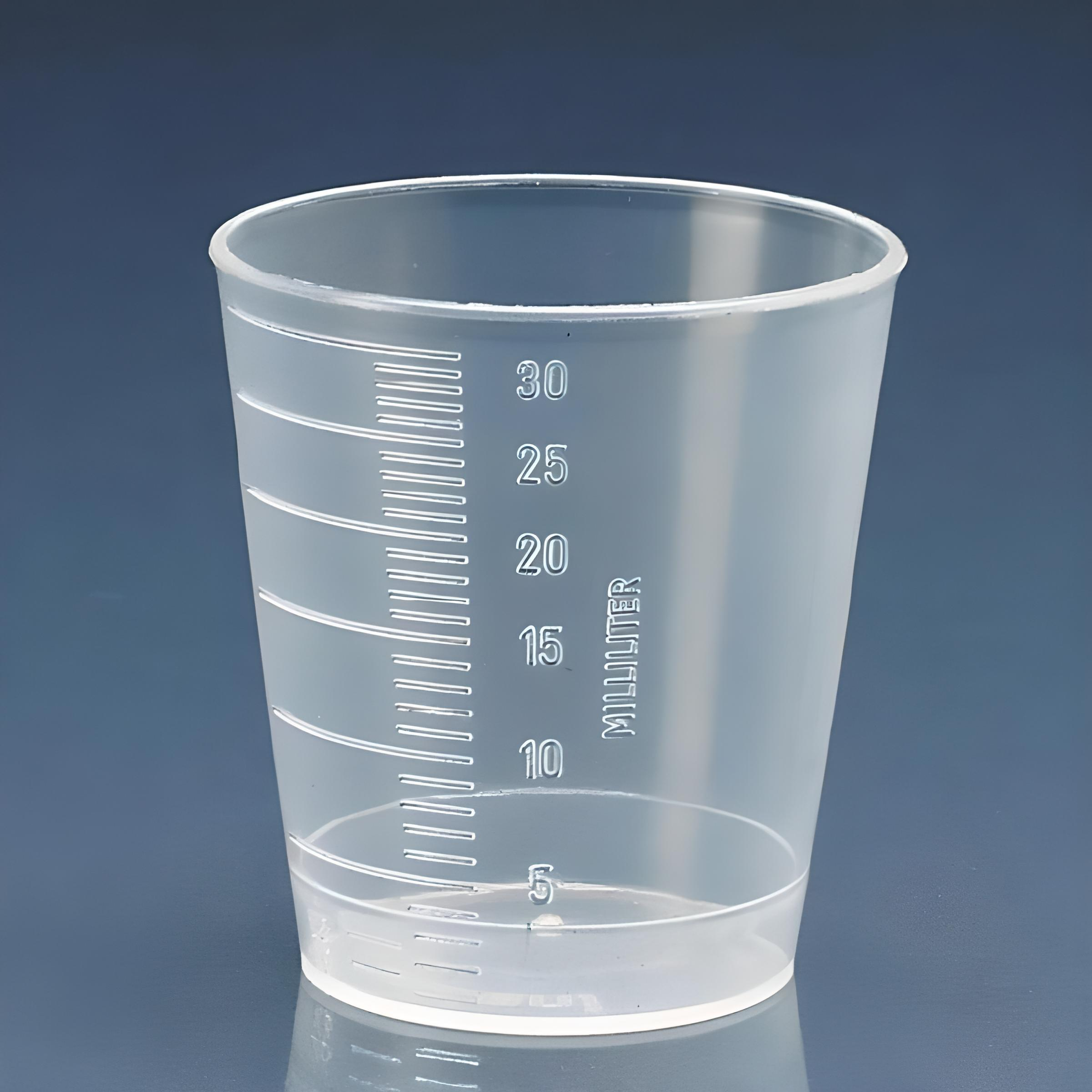 Склянка для прийому ліків без кришки 30 мл 1000 шт. (AN001911)