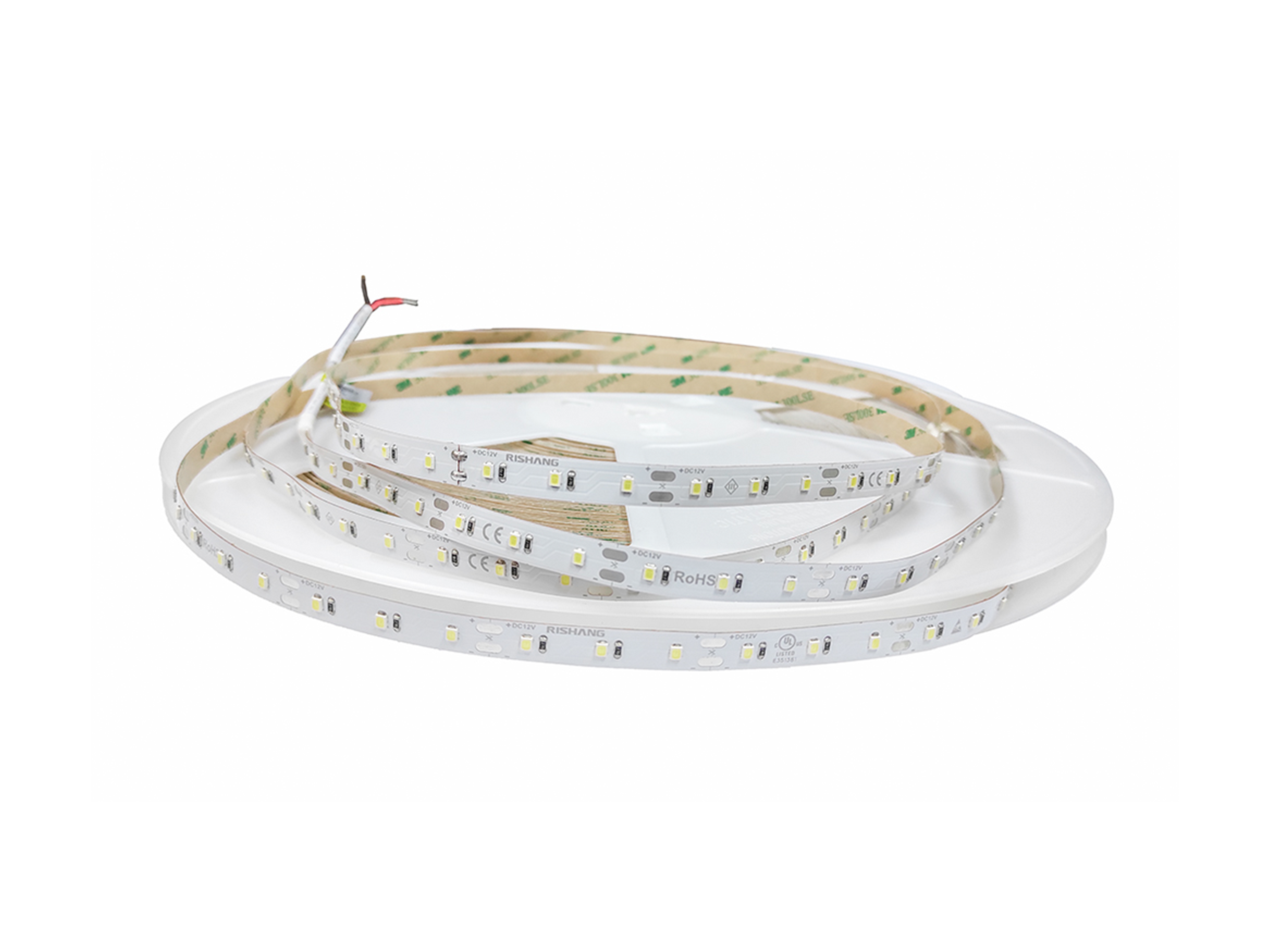 Светодиодная лента RISHANG 2835 60 LED 8 мм 12 В 6 Вт IP20 Белый теплый (5891)