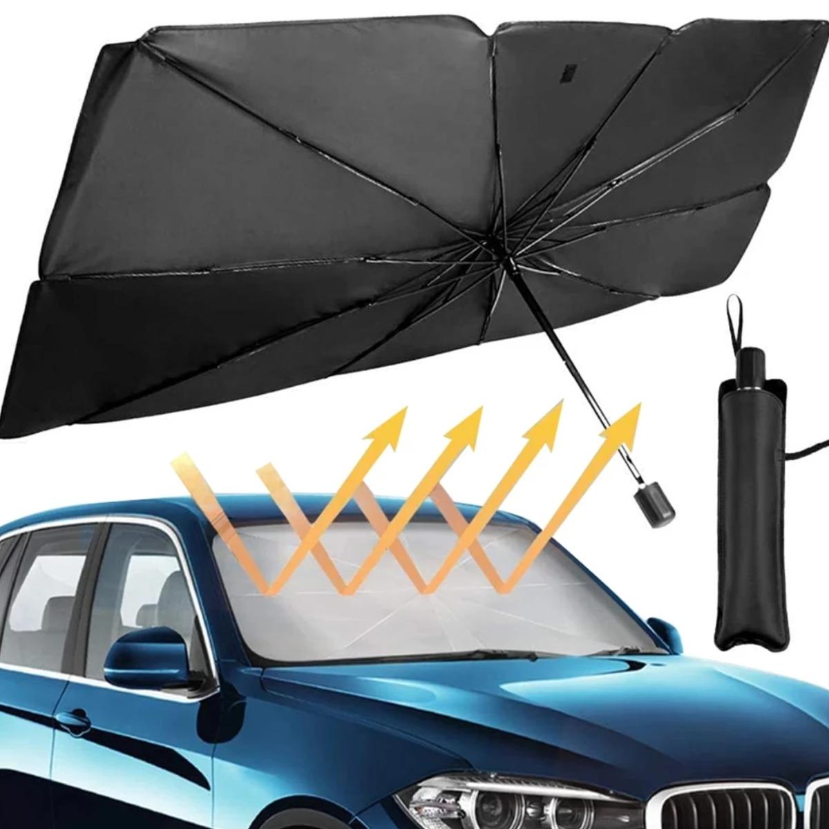 Зонт солнцезащитный Car Umbrella для лобового стекла автомобиля - фото 3