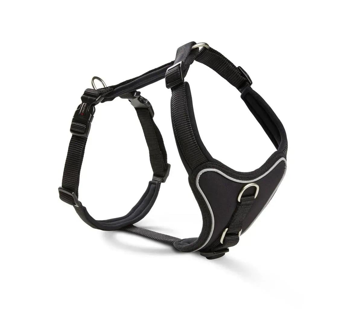 Шлейка для собак пом'якшена Wolters Professional Comfort 1 35-40 см/25 мм Чорний (28276)