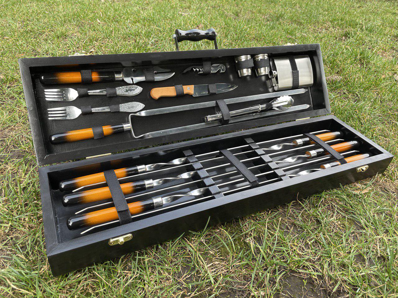 Набір шампурів Shampur Box №8 у кейсі (10642645)