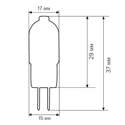 Лампа светодиодная Biom G4 2 W 2835 PC 3000 K AC220 - фото 4