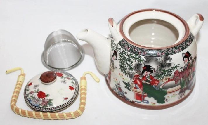 Заварювальний чайник Edenberg EB-3362 фарфоровий 900 мл (15017569) - фото 2 Заварювальний чайник Edenberg EB-3362 фарфоровий 900 мл (15017569) - фото 2