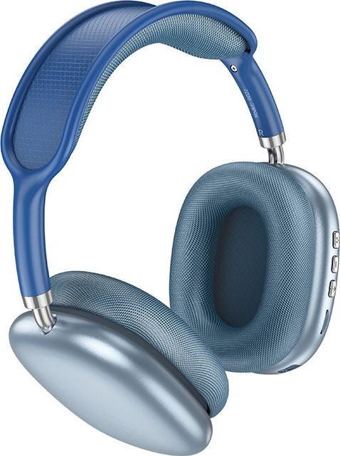 Наушники беспроводные Borofone BO22 Bluetooth гарнитура Blue (38197)