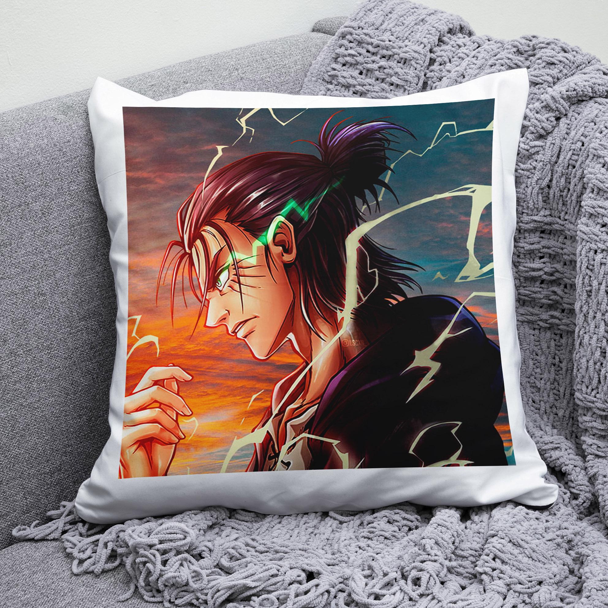 Плюшевая подушка квадрат с принтом Attack on Titan "3