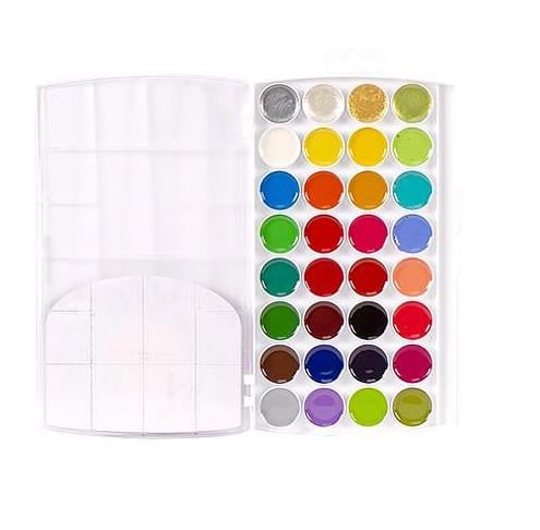 Акварельные краски 28+4 перламутровых цв. (400114 4820219215943)