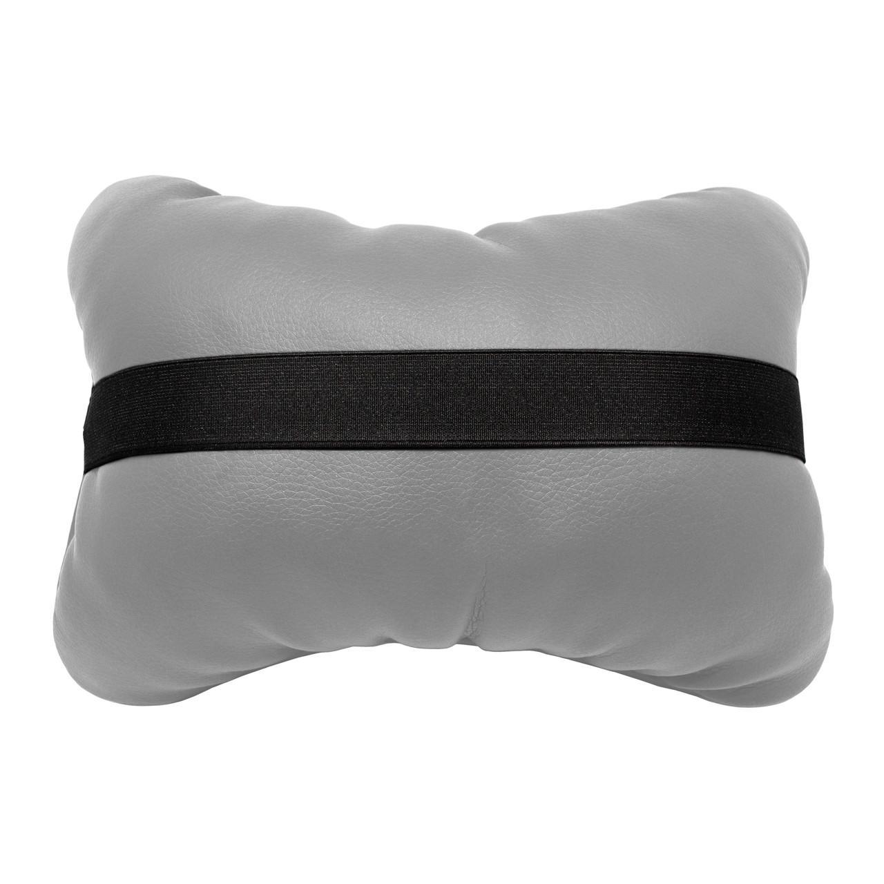 Подушка автомобильная Avtolife Ukraine для шеи из экокожи Серый (AVT-LGR-34) - фото 2 Подушка автомобильная Avtolife Ukraine для шеи из экокожи Серый (AVT-LGR-34) - фото 2