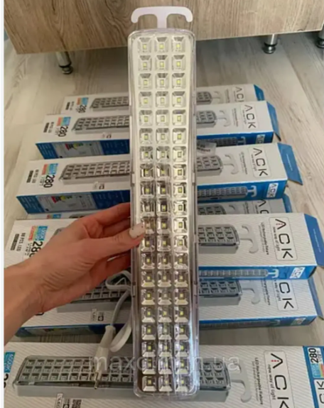 Ліхтар туристичний аварійний ACK 280LUM 60 LED 4W акумуляторний - фото 4 Ліхтар туристичний аварійний ACK 280LUM 60 LED 4W акумуляторний - фото 4