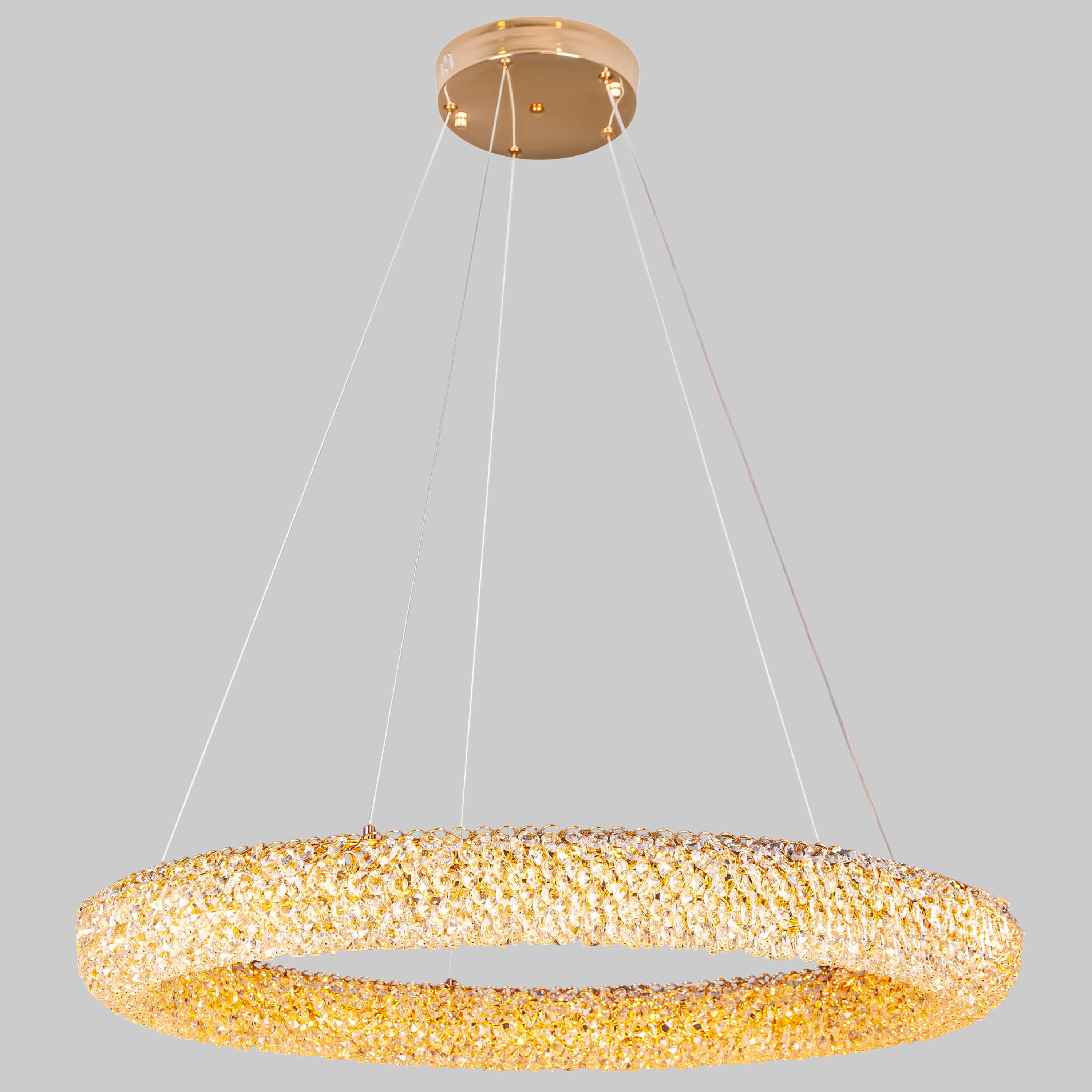 Люстра crystal арт-деко Золотой (89-7200 (800) GD)