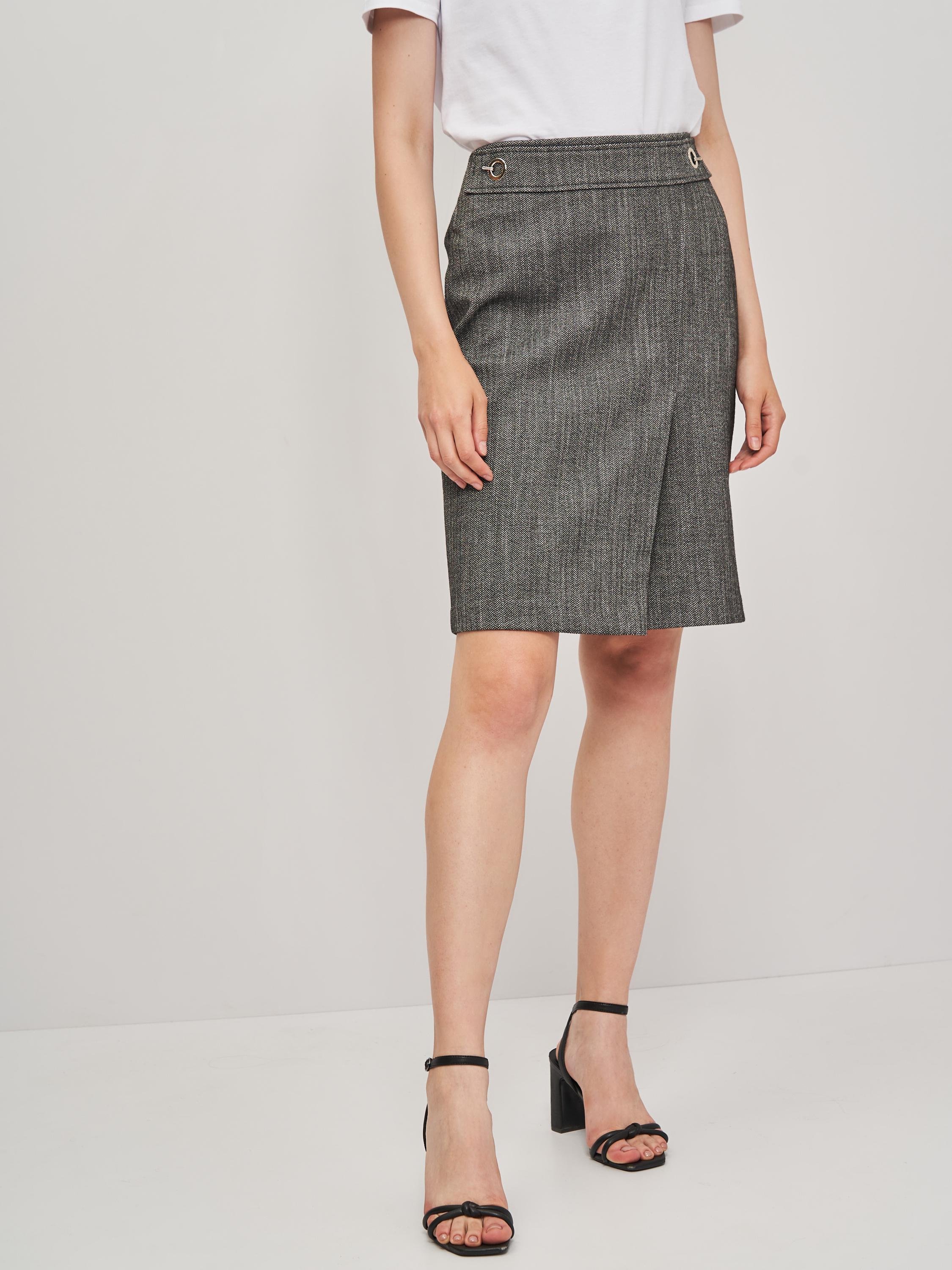 Юбка р. 34 Черно-белый (7784760sm)