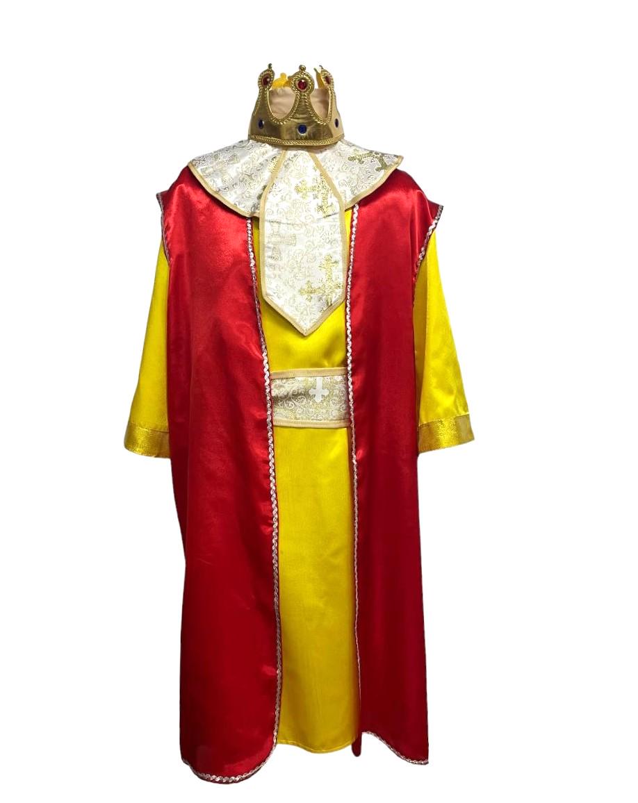 Карнавальний костюм Царя Ірода різдвяний вертеп підлітковий атлас 152 см