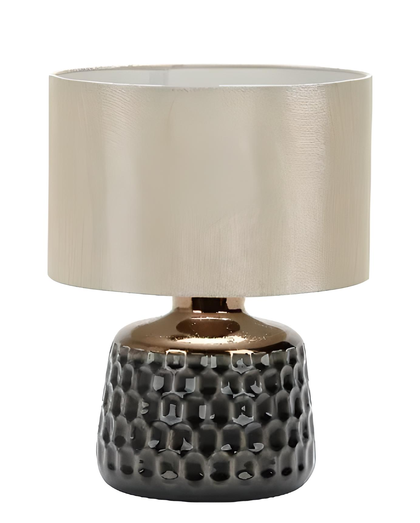 Лампа из керамики Sirius F4300 настольная с текстильным плафоном Лампа из керамики Sirius F4300 настольная с текстильным плафоном