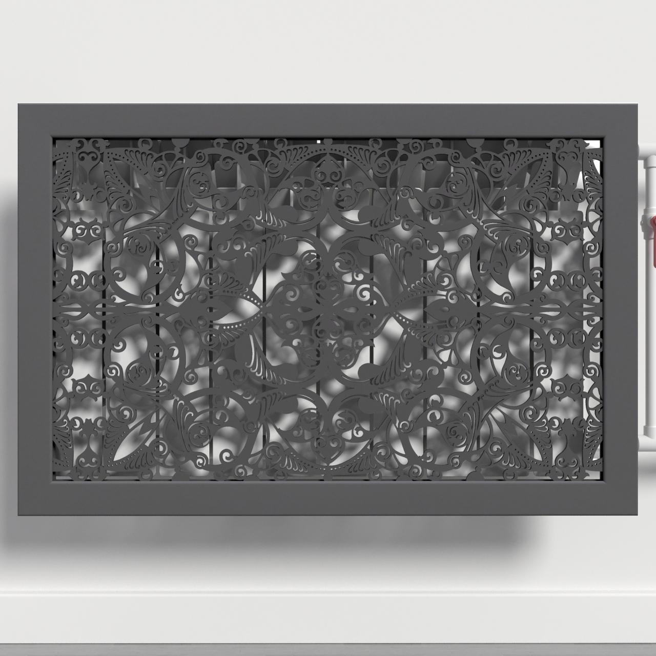 Решітка-екран на батарею SMARTWOOD 1500 Графіт (R20025106)