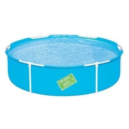 Басейн каркасний круглий Bestway 56283-2 з тентом 152х38 см Синій (35575120)