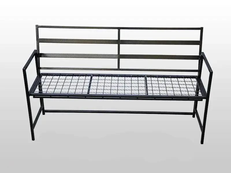 Скамейка Loft FS278 для террасы и дачи Черный (3075780311)
