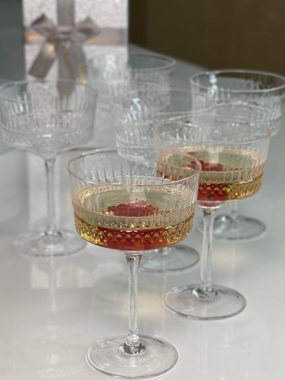 Набор 6 бокалов коктейльных Торино 6 шт. 340 мл Прозрачный (102-735) - фото 2 Набор 6 бокалов коктейльных Торино 6 шт. 340 мл Прозрачный (102-735) - фото 2