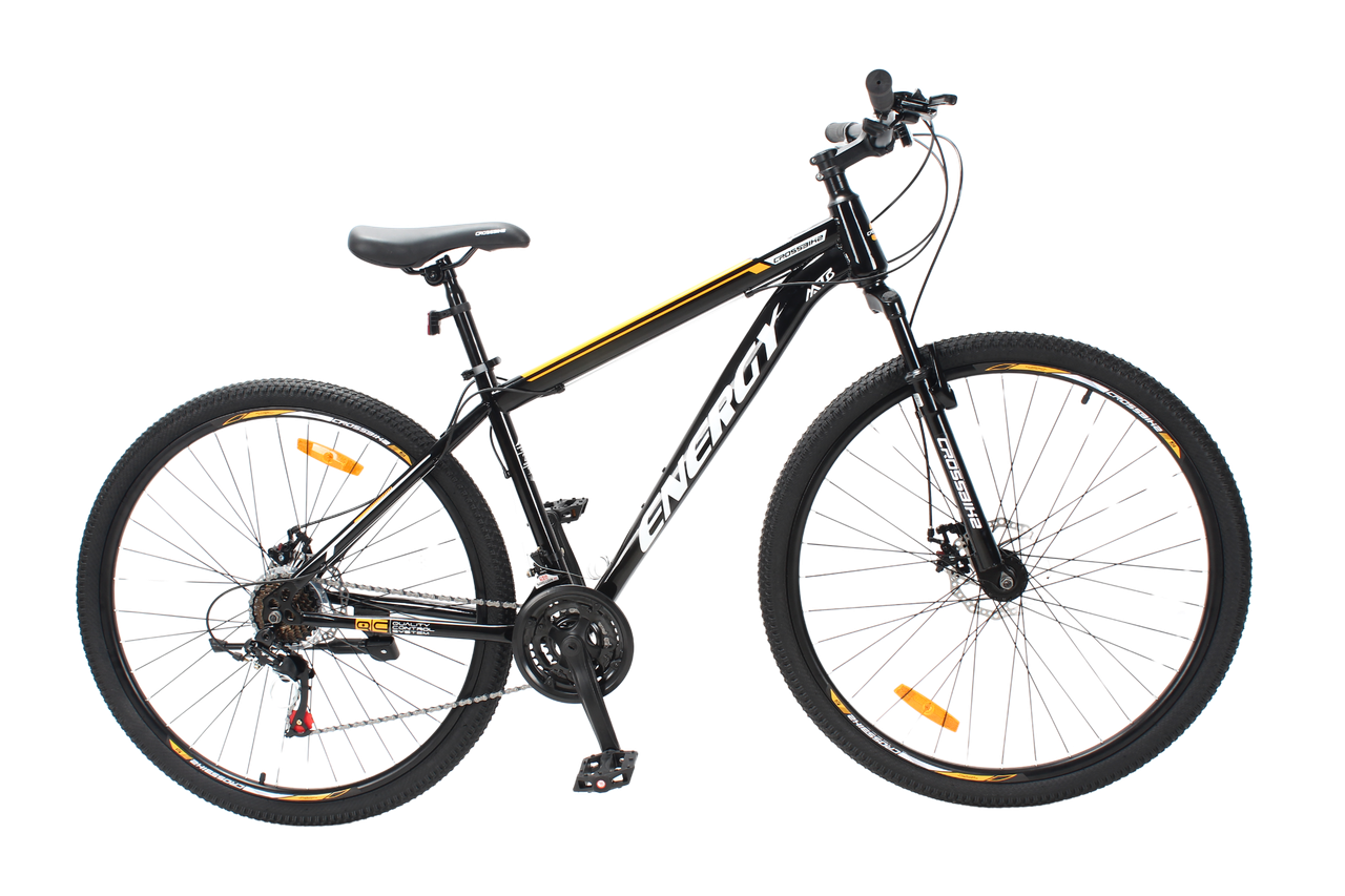 Велосипед CrossBike Energy 29" 17" Черный/Оранжевый (2537690859) - фото 1
