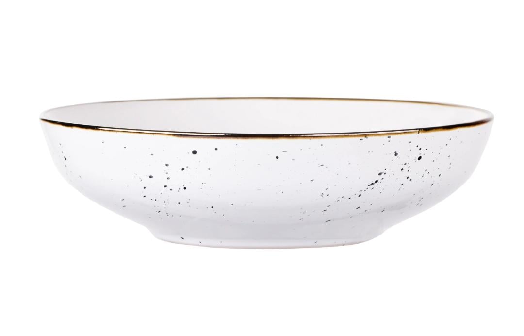 Тарілка супова YIWU HP-19-34-3 керамічна 20х4 см Білий (HP-19-34-3)