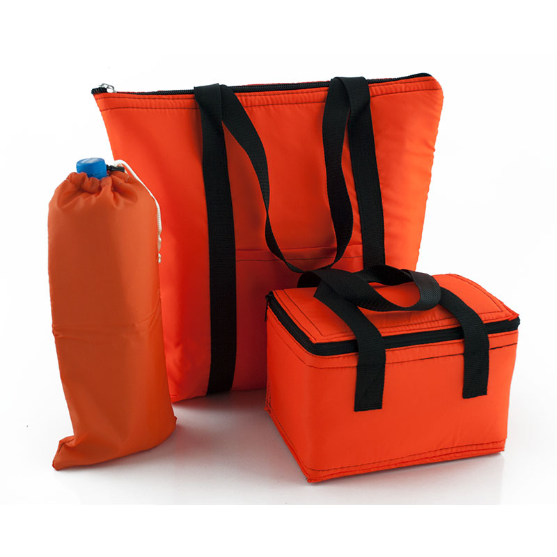 Сумка пляжная Light House с ланч бэгом 5,5 л и чехлом для бутылки 2 л Оранжевый