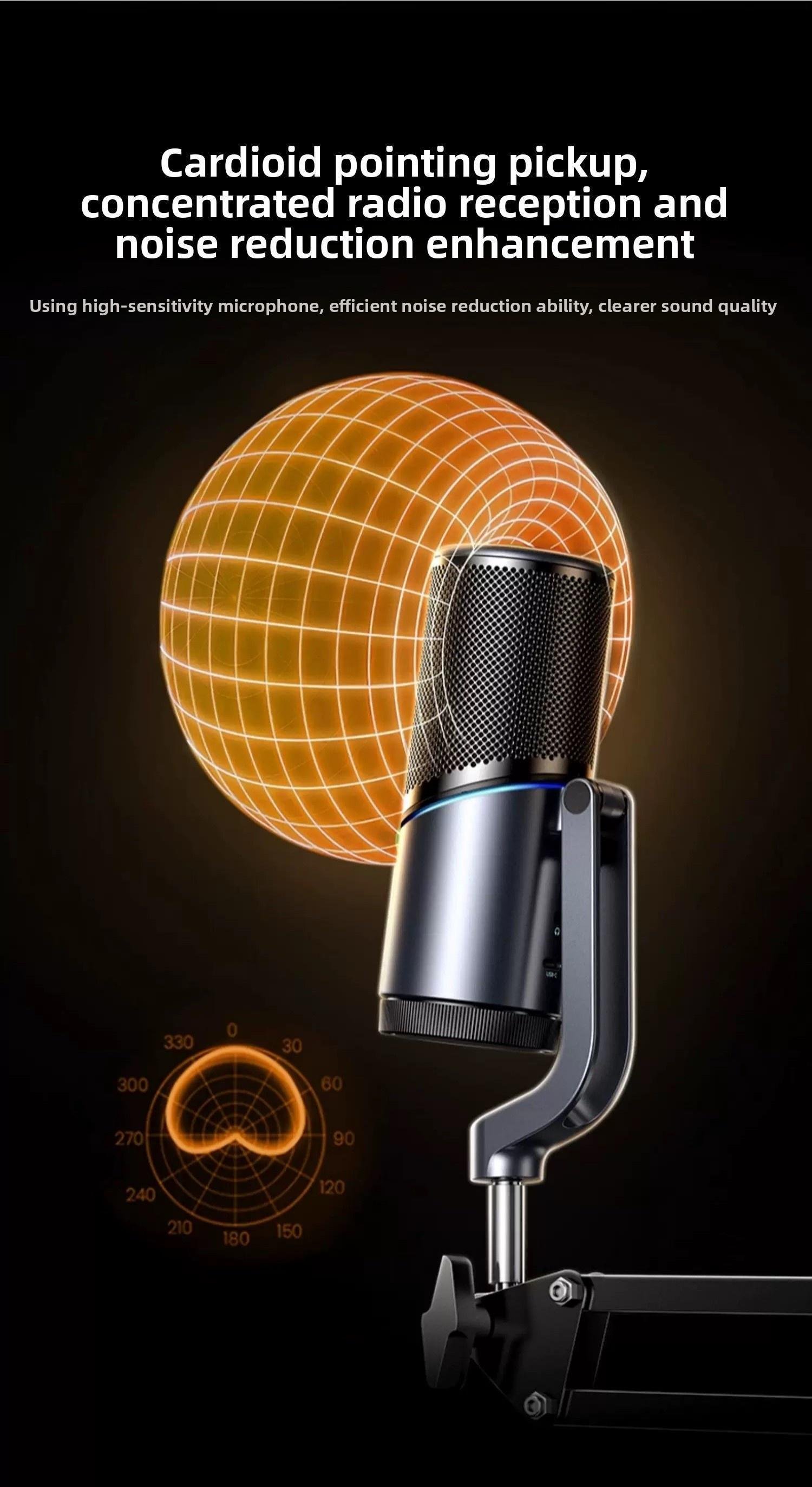 Мікрофон настільний Ugreen 96кГц/24біт 3.5 мм (55729) - фото 15 Мікрофон настільний Ugreen 96кГц/24біт 3.5 мм (55729) - фото 15