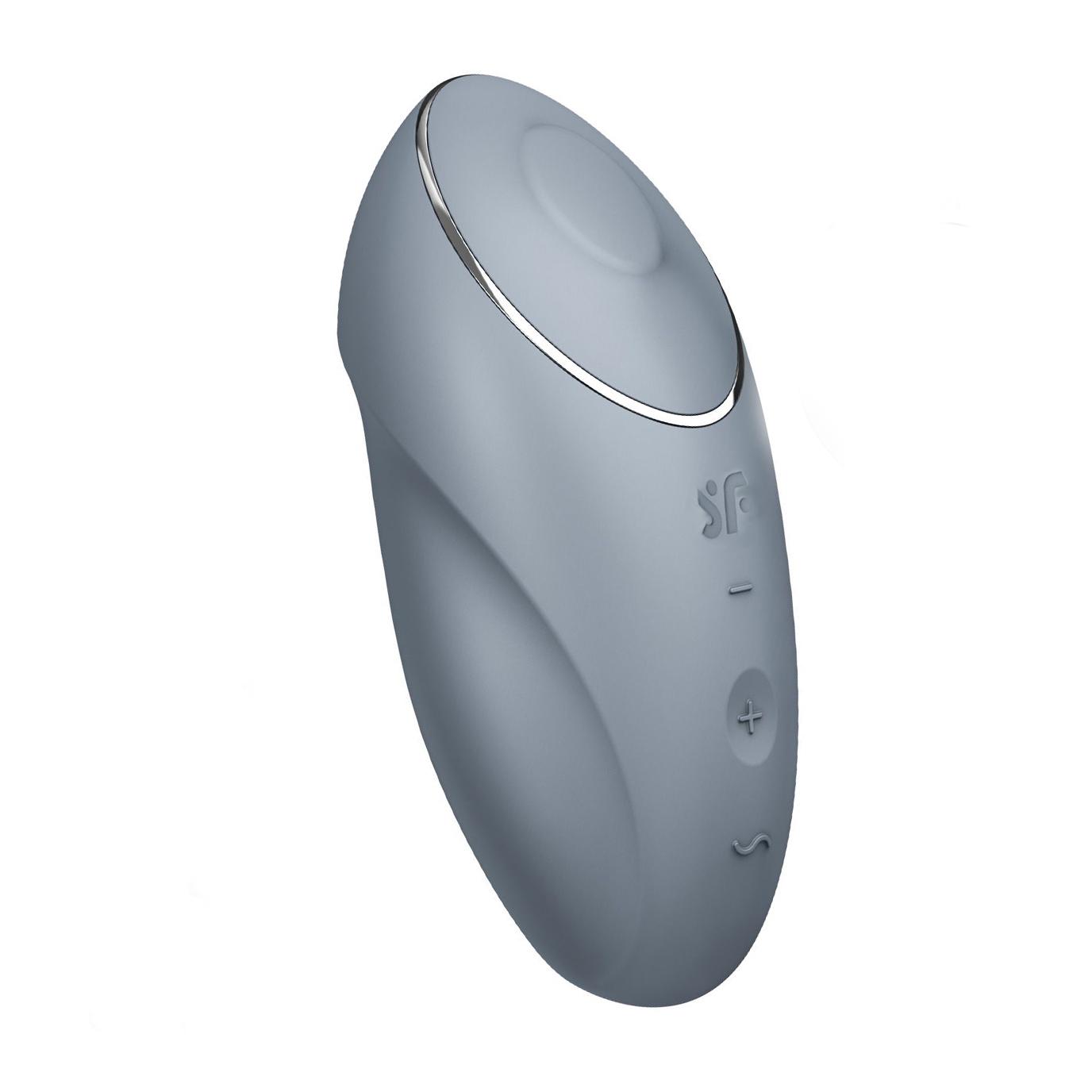 Вибратор клиторальный с пульсацией Satisfyer Tap&Climax 1 11 см Серый (51238)