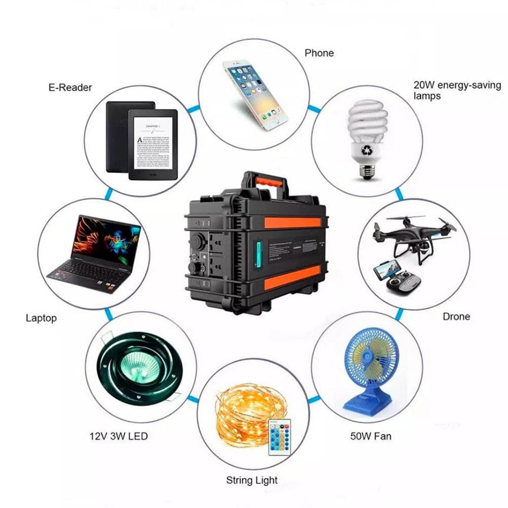 Зарядная станция AUMOON BPS-500W 500 Вт 550 Вт/час (24-643305) - фото 6