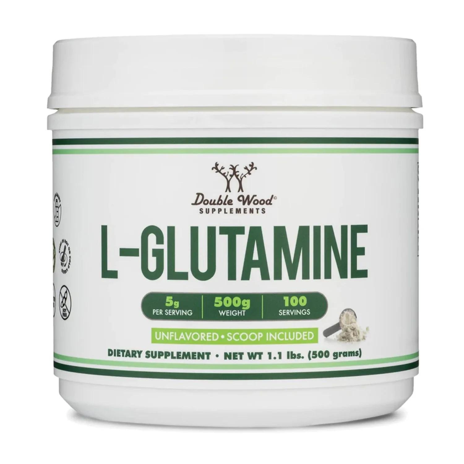 Глутамин L Double Wood L-Glutamine Powder 500 г