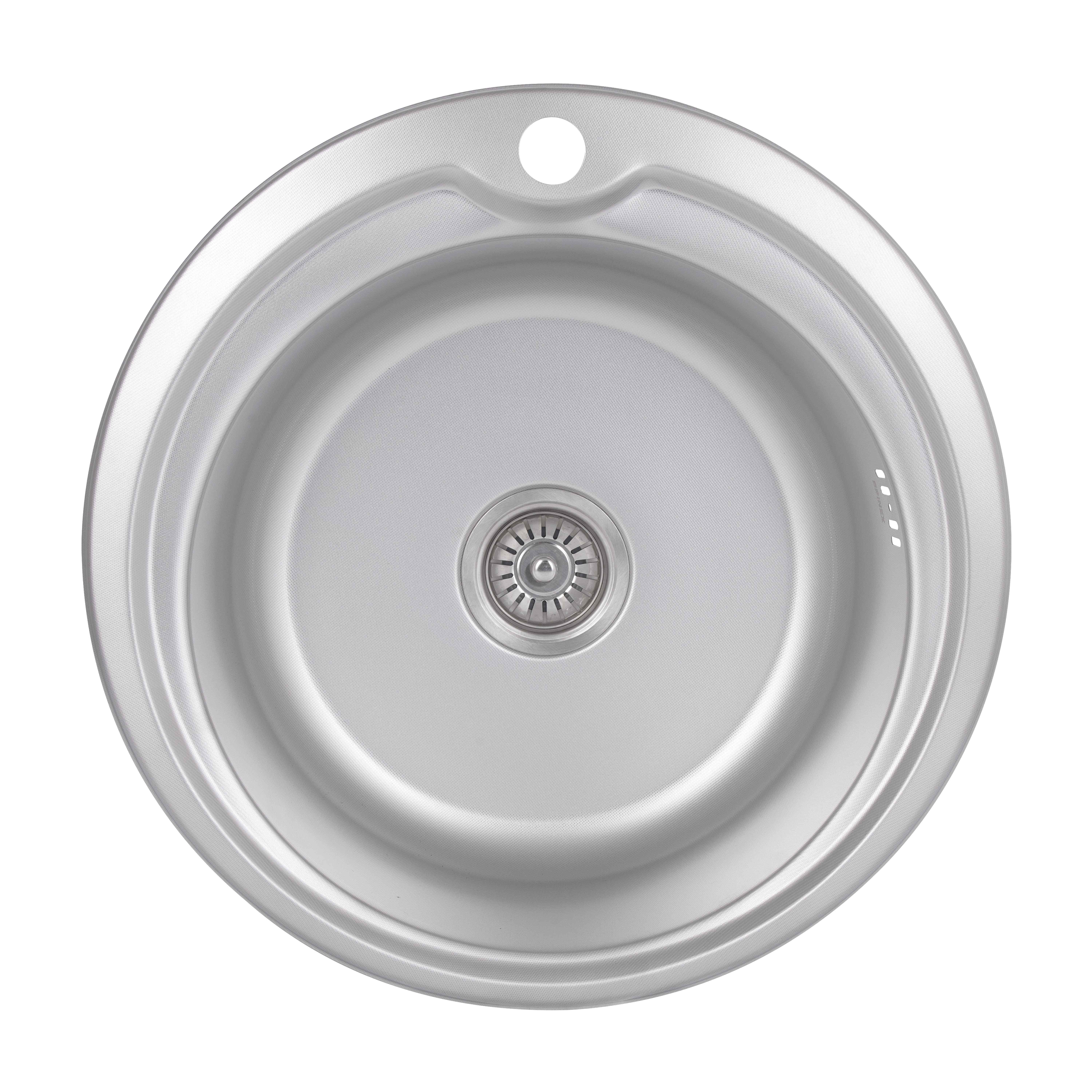 Мойка для кухни Brinex 510-D Micro Decor 0,8мм (BRIN510MDEC08)