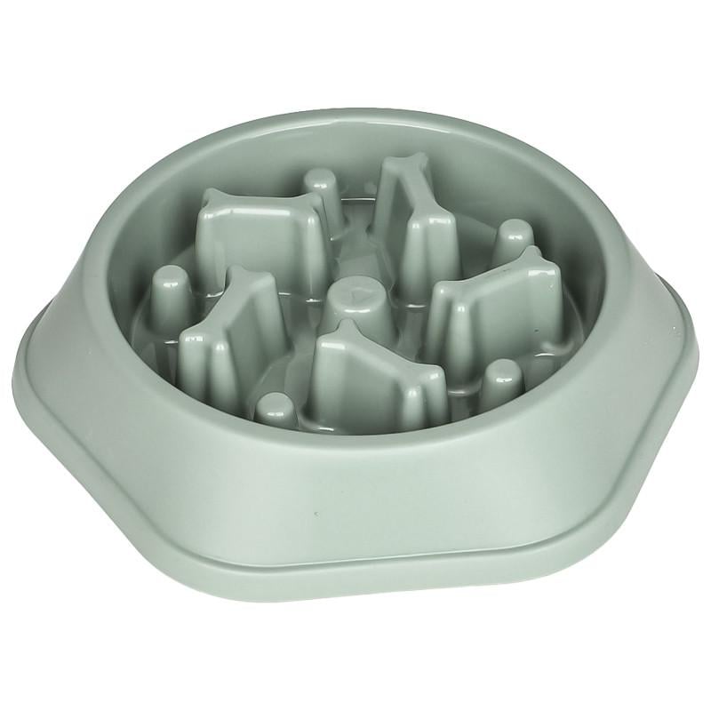 Миска для собак Taotaopets 119905 Green для медленной еды