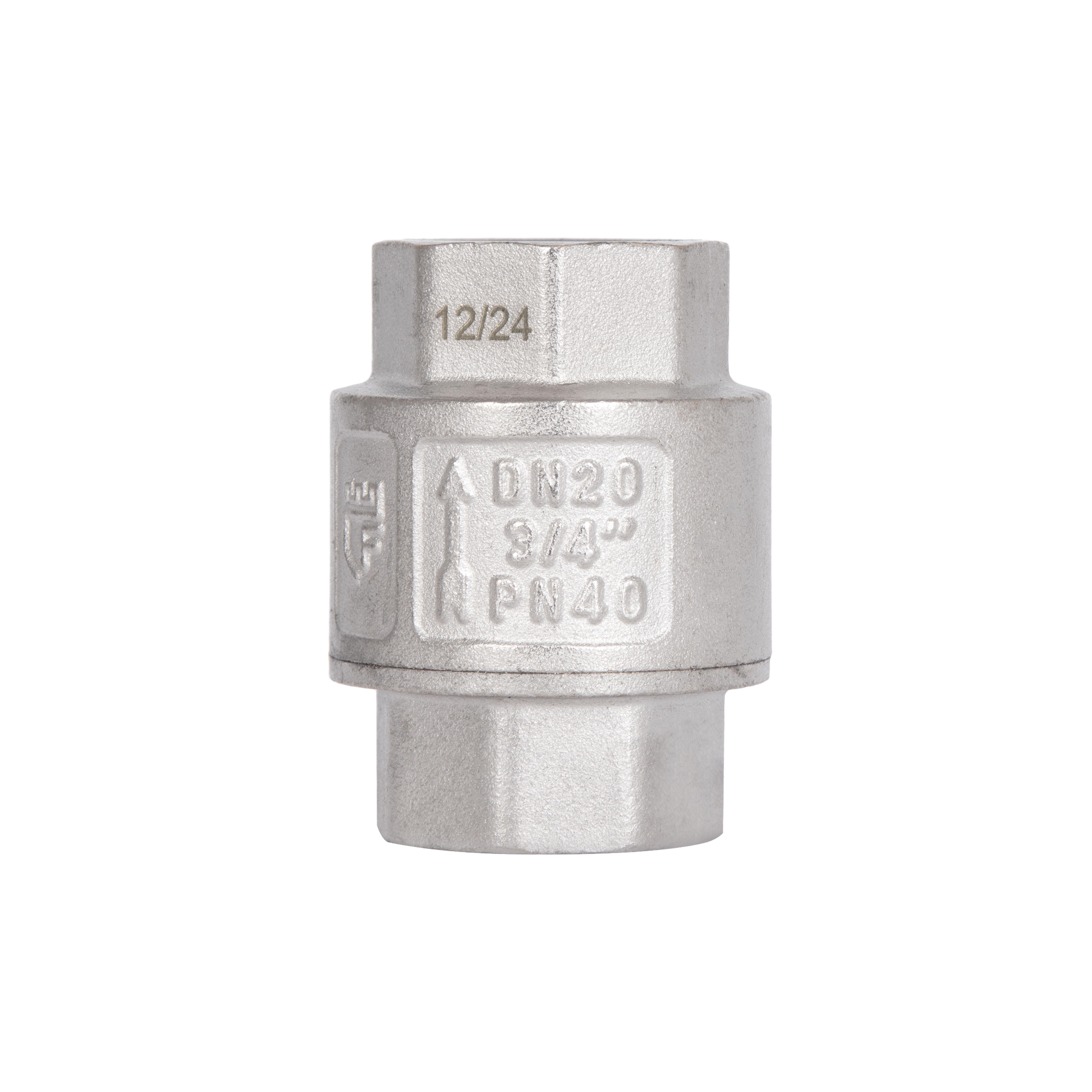 Зворотний клапан Thermo Alliance Standart 3/4"ВВ з латунним штоком посилений (TAS246W20)