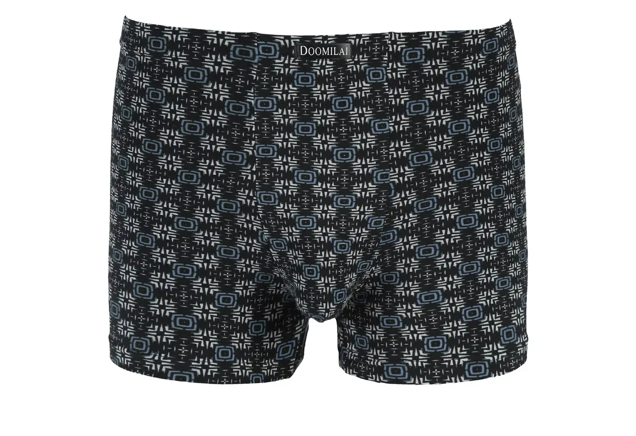 Мужские боксеры Батал стрейчевые Indena doomilai 5XL 2 шт. Черный (01480)