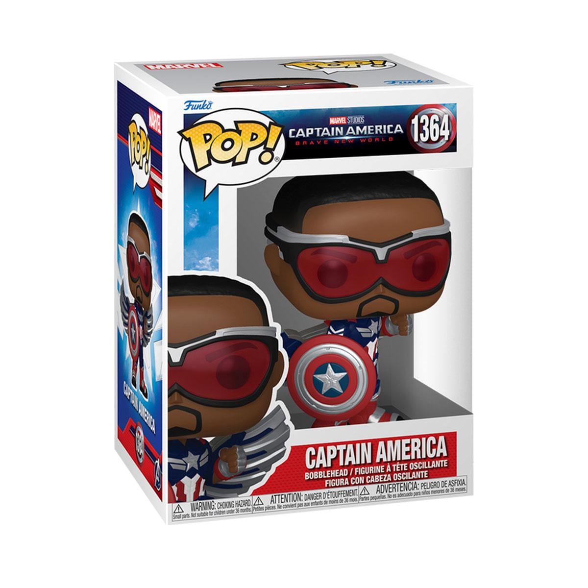 Детская игровая фигурка Funko POP Капитан Америка 9,6 см (75990)