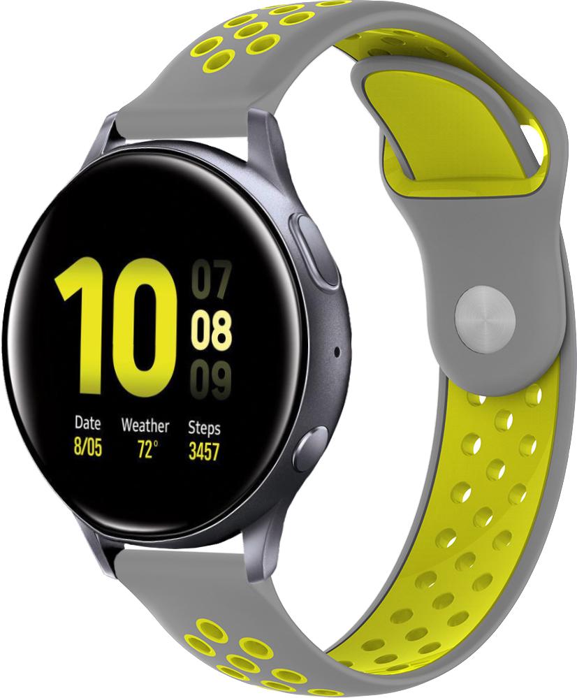 Ремінець Sport для Galaxy Watch Active 2 40/44 мм Gray/Yellow (23035-63) Ремінець Sport для Galaxy Watch Active 2 40/44 мм Gray/Yellow (23035-63)