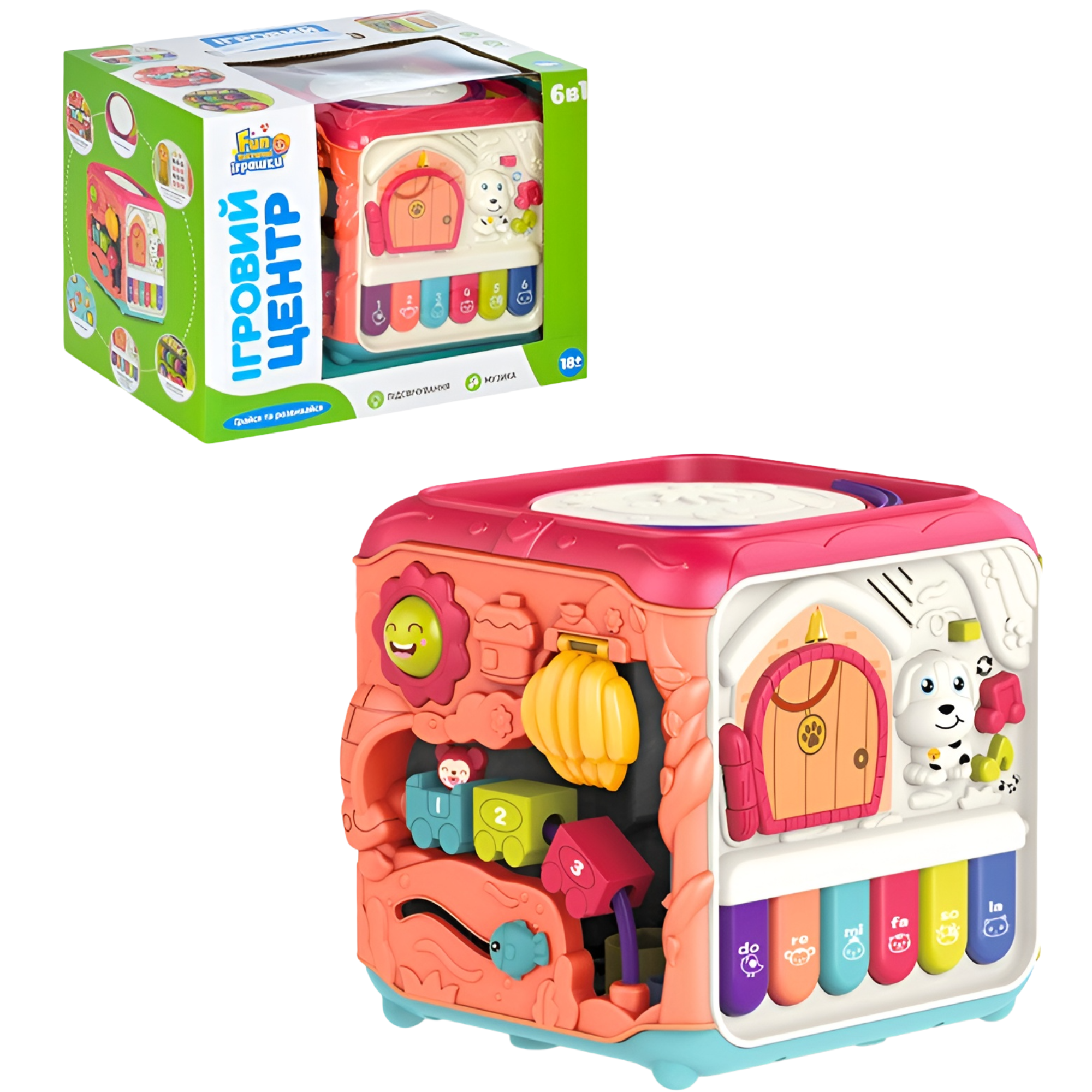Игровой центр Бизикуб Limo Toy 19 см звуковые и световые эффекты/подвижные детали (FT 0029 AB) Игровой центр Бизикуб Limo Toy 19 см звуковые и световые эффекты/подвижные детали (FT 0029 AB)