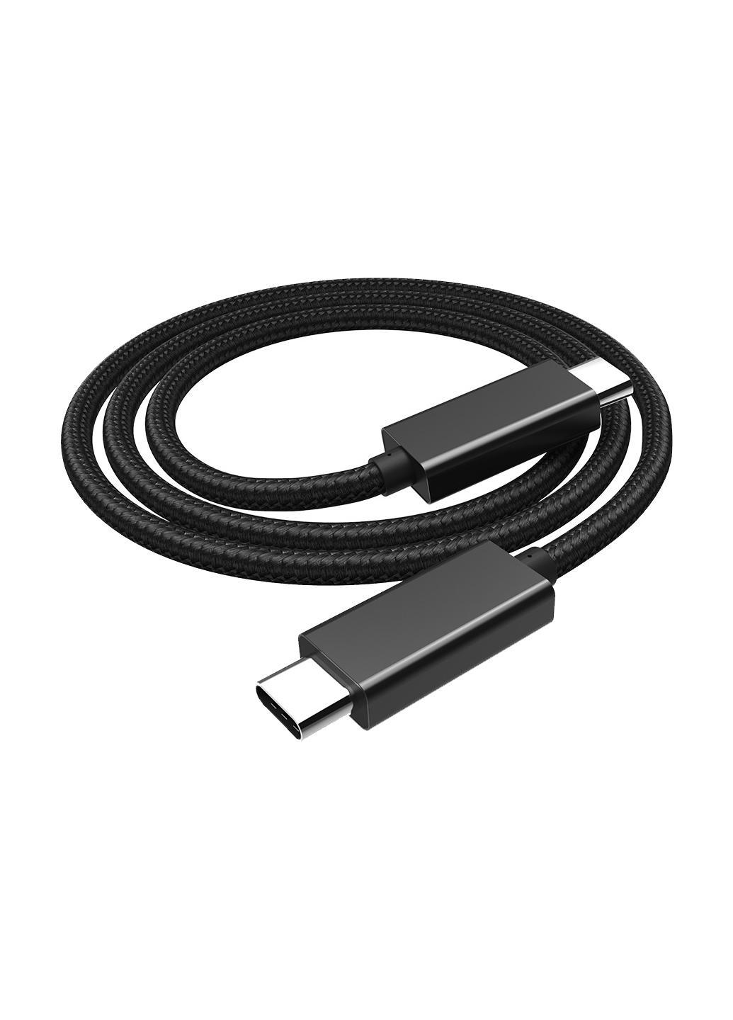 Кабель San Guan USB-C to USB-C 3.1 Gen2 PD 100W 5A 20V 10Gbps 4K60Гц 2 метра Black