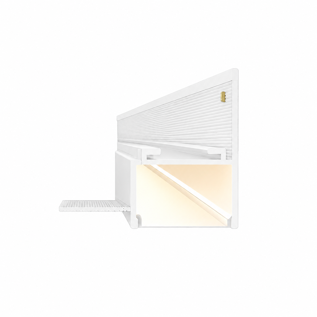 Профиль теневой под LED SVT-25W 25 мм 3000 мм Белый (2499514622)