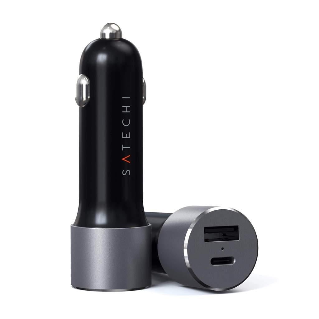 Автомобильное зарядное устройство Satechi 72W Type-C PD Car Charger, Space Grey