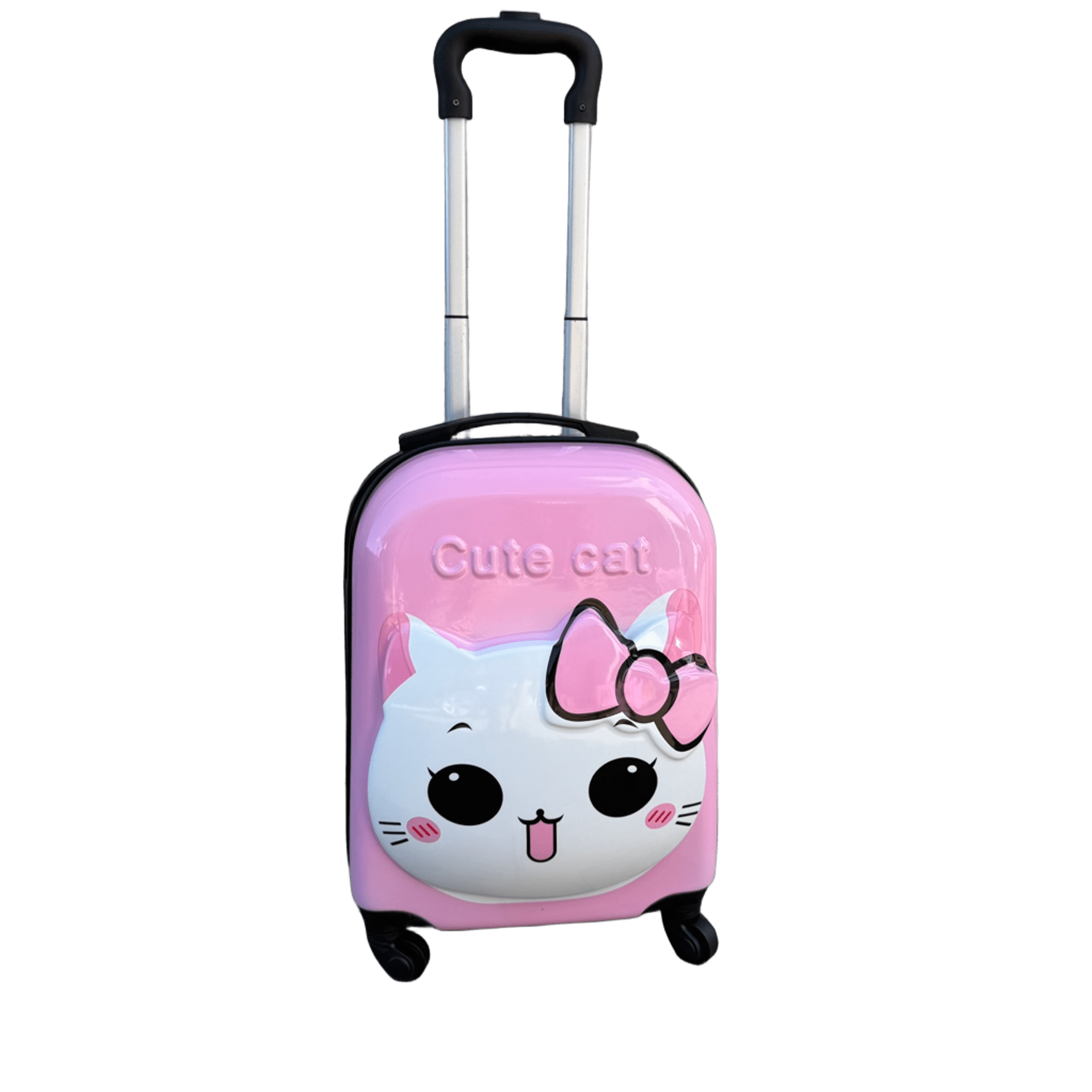 Детский дорожный чемодан на колесах Ecarla WP06 Розовый (30741870)