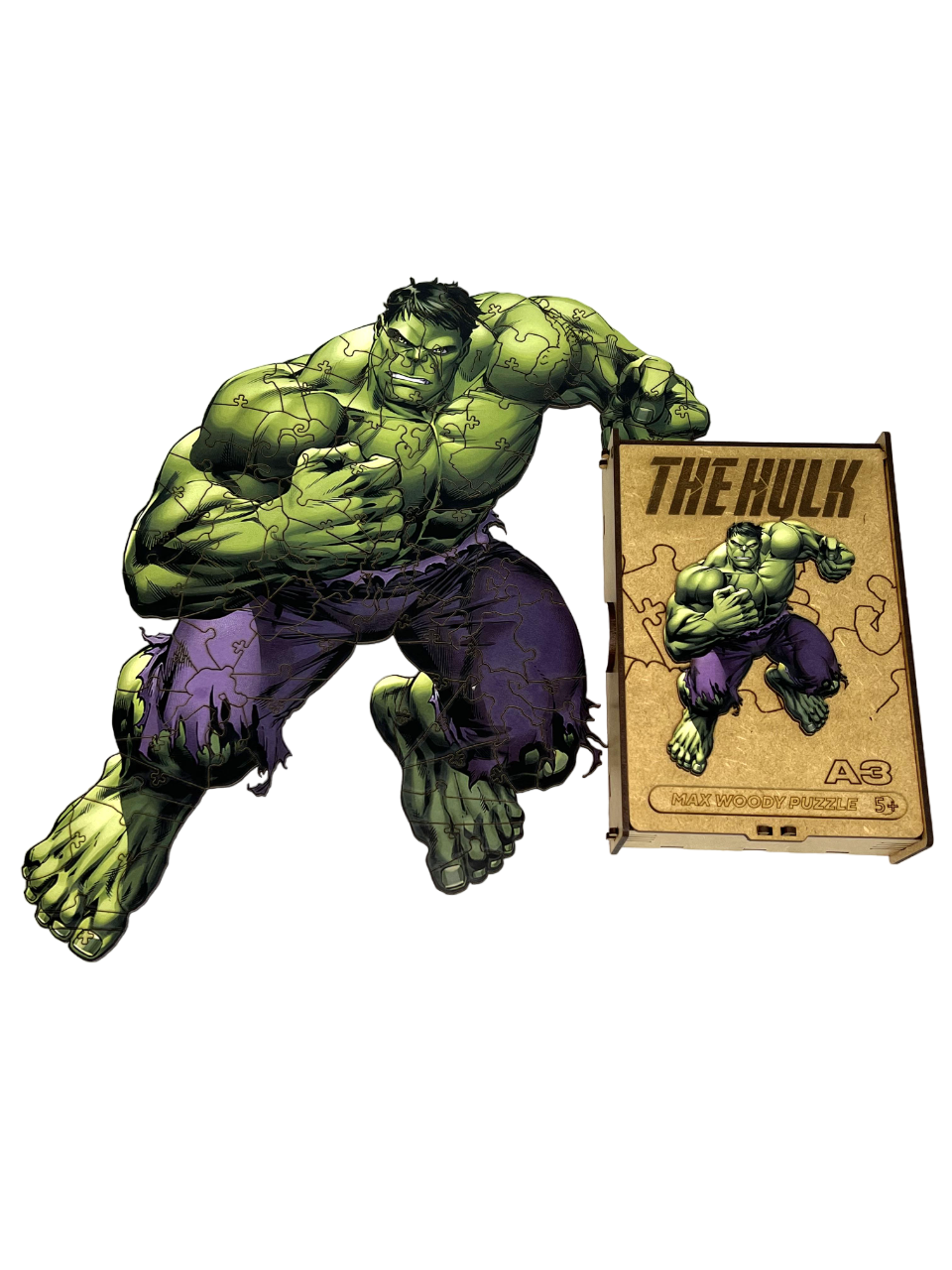 Пазл фігурний Max Woody Hulk A3 95 деталей