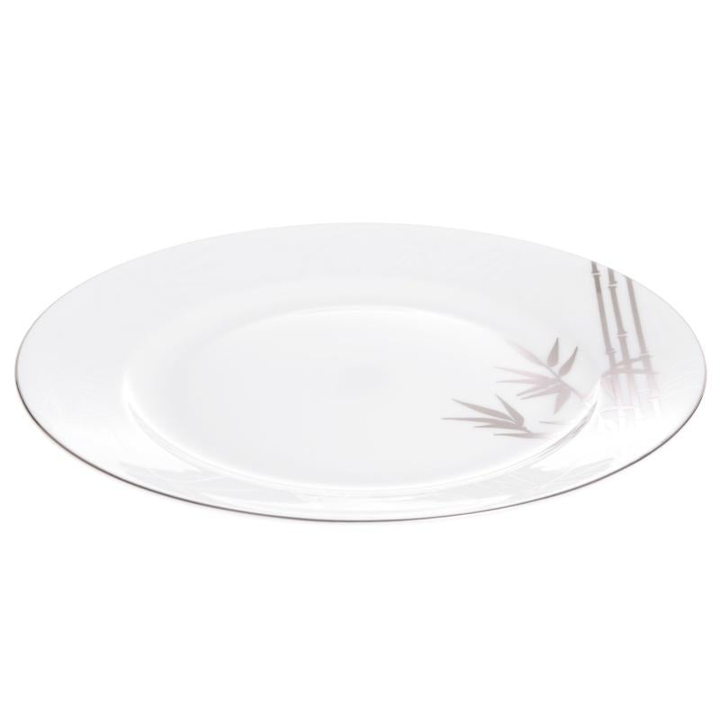 Тарілка кругла Lora NP105 кістяна порцеляна Білий (73-034)