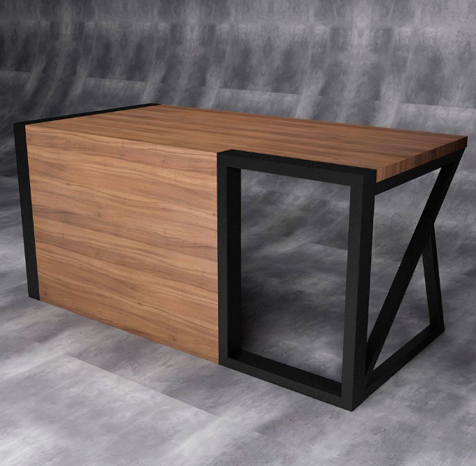 Письменный стол руководителя EcoLoft IN-2050 Лофт Коричневый (23059224)