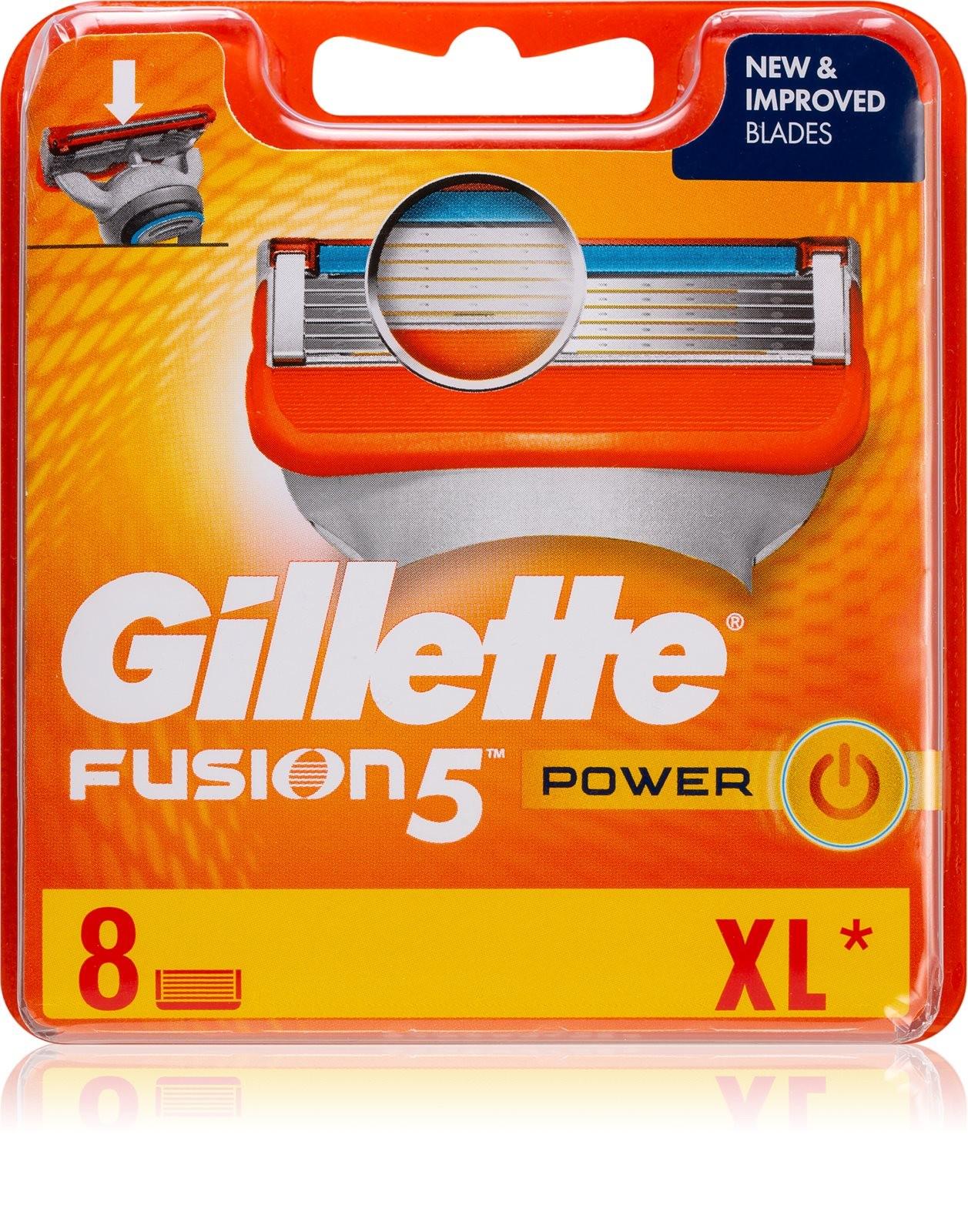 Картриджи сменные для бритья Fusion5 мужские Gillette Fusion 5 Power 8 шт. - фото 1