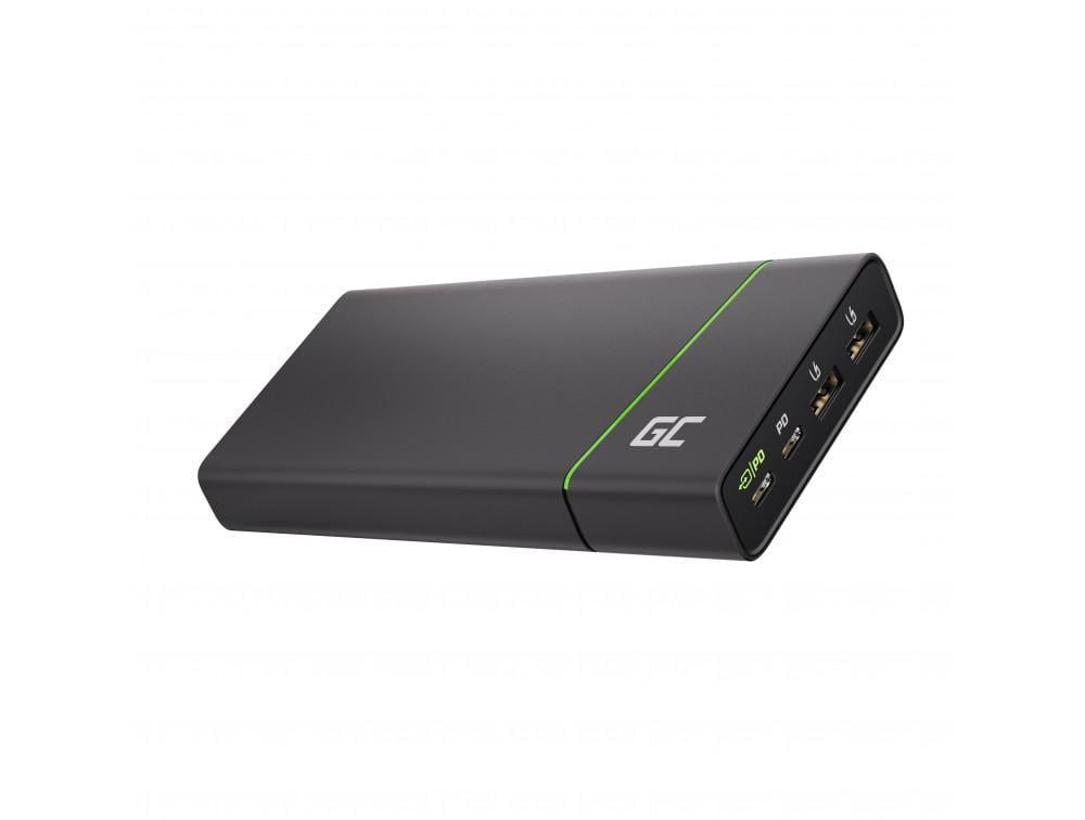 Зовнішній акумулятор GreenCell GC PowerPlay Ultra 26800 mAh 128 W (PBGC04) Зовнішній акумулятор GreenCell GC PowerPlay Ultra 26800 mAh 128 W (PBGC04)