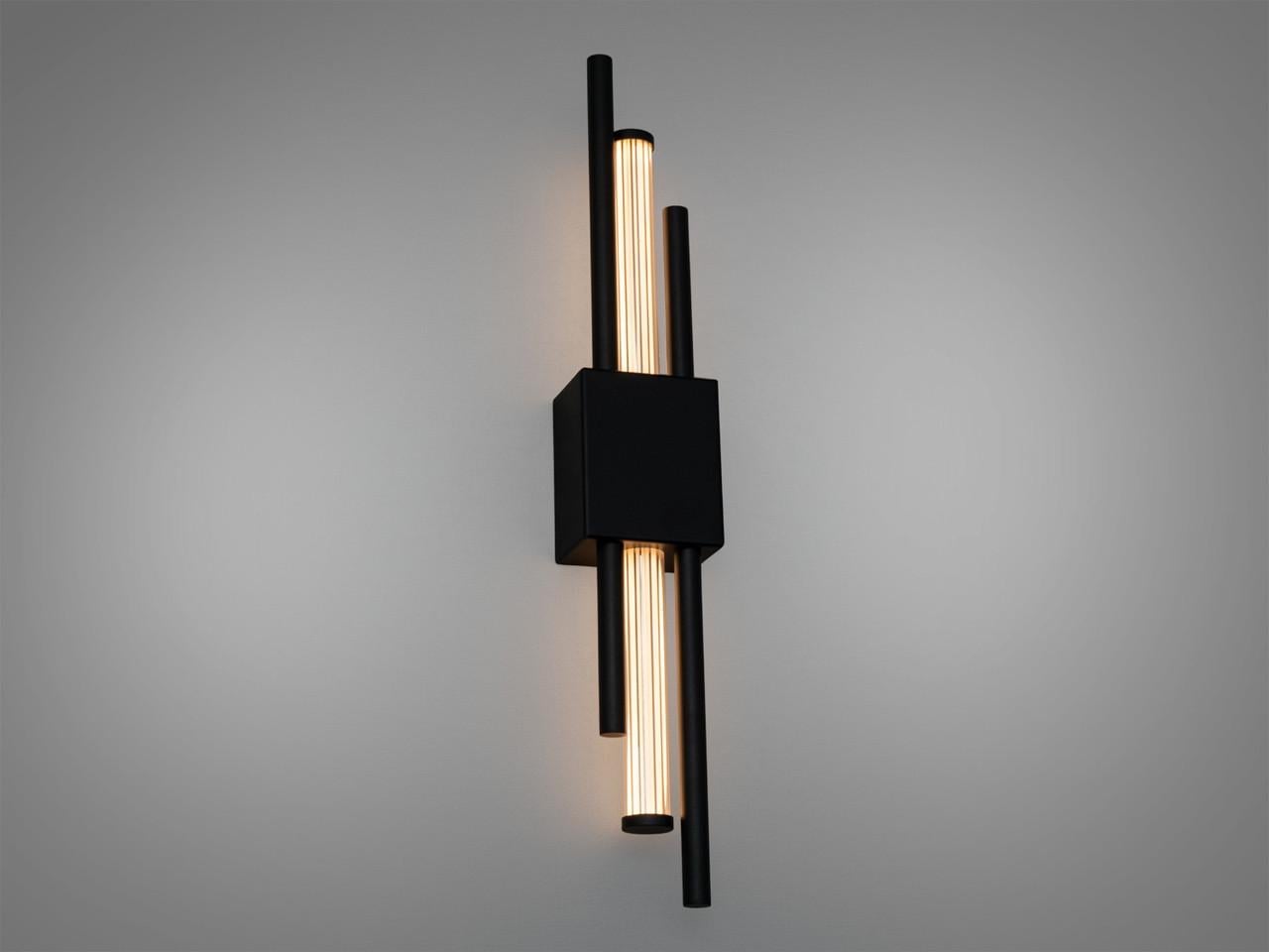 Настенный светильник LED переключателем для гостиной 7066BK 5 Вт с CCT Черный (2905655310)