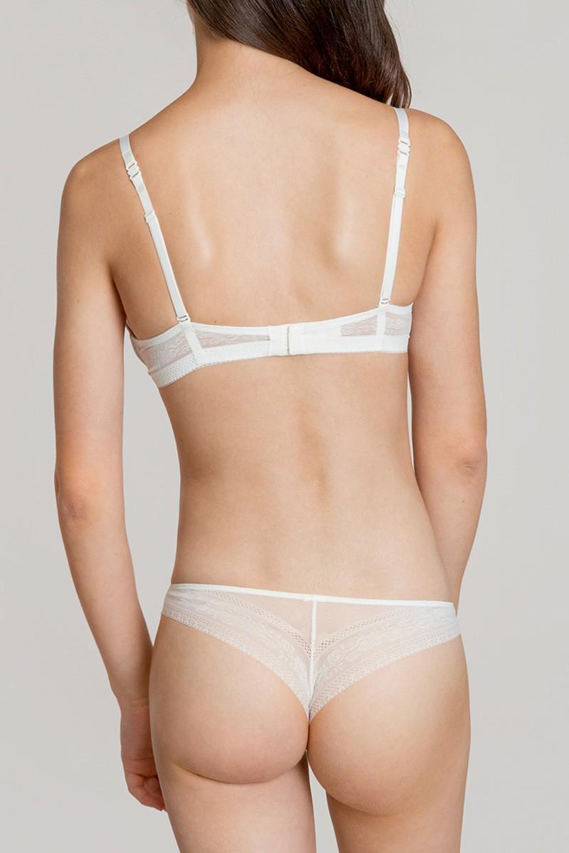 Трусики стринг Gisela р. 5/XL 2 шт. Слоновая кость (68123)