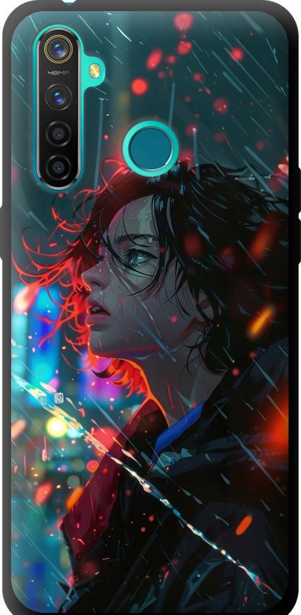 Чехол на Realme 5 Pro Ночные огни (6096b-1861-42517)
